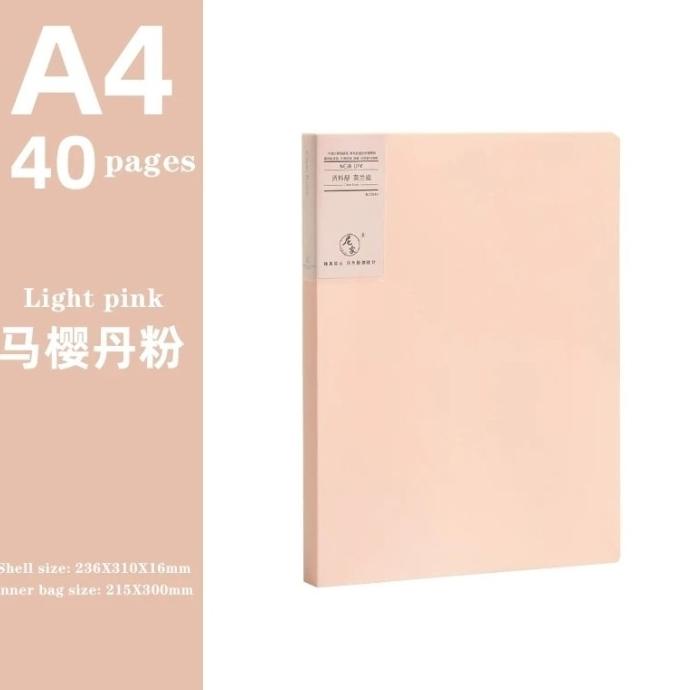 

Binder File Colorful A4 - 40 halaman ijasah dokumen sertifikat