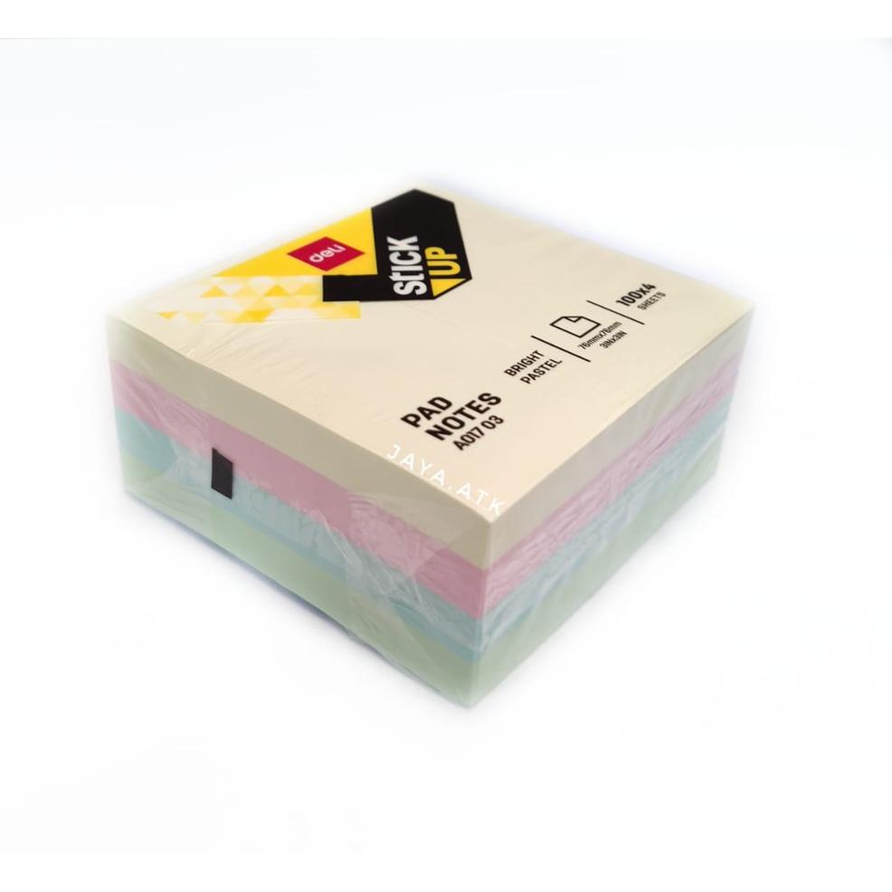 

Cuci Gudang Sticky Notes Memo Tempel Tumpuk Pastel 76X76 Mm Deli A017 400 Lbr Stick Notes Memopad