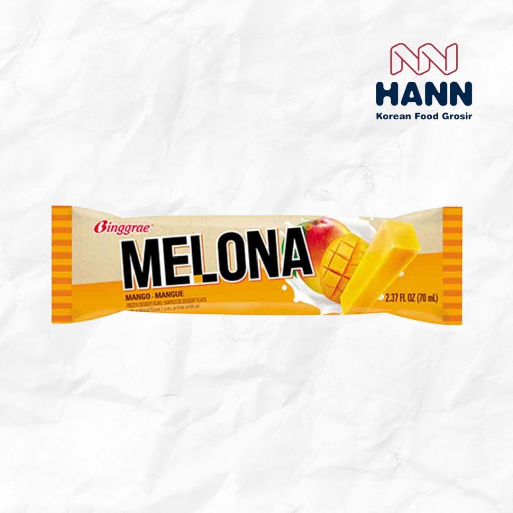 Binggrae Melona Ice Cream 70 gr - Ice Cream Korea