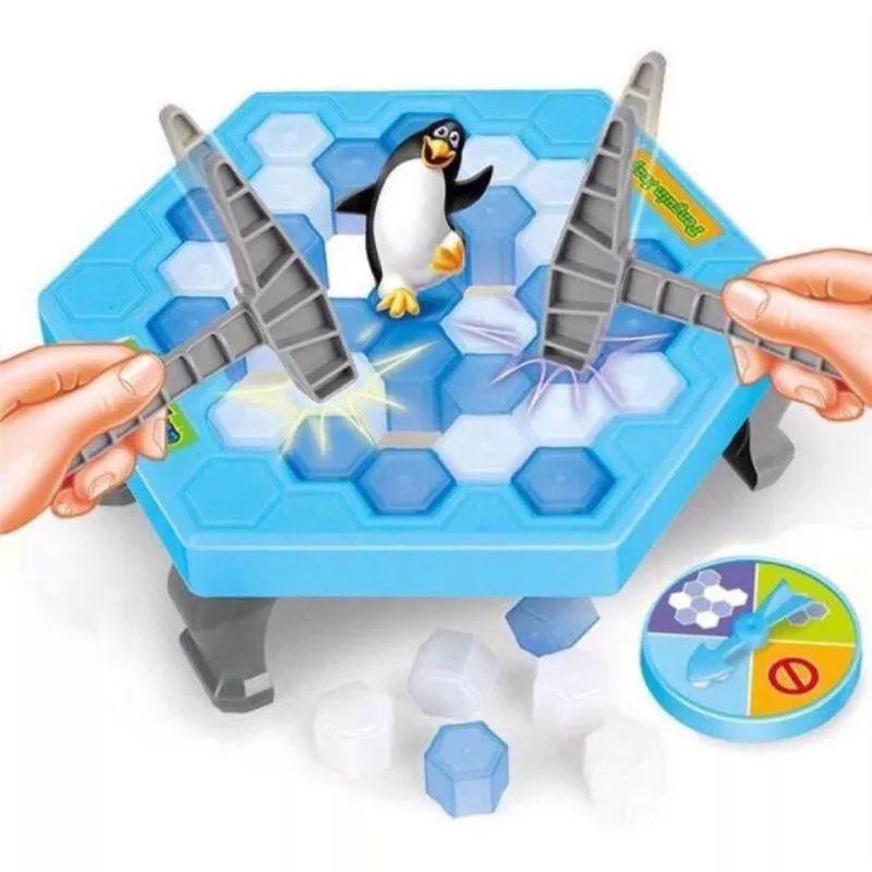 JOFESTORE88 X FerenHongXia MAINAN ANAK PENGUIN TRAP KEMASAN DUS / MAINAN SAVE PENGUIN ICE BREAKING