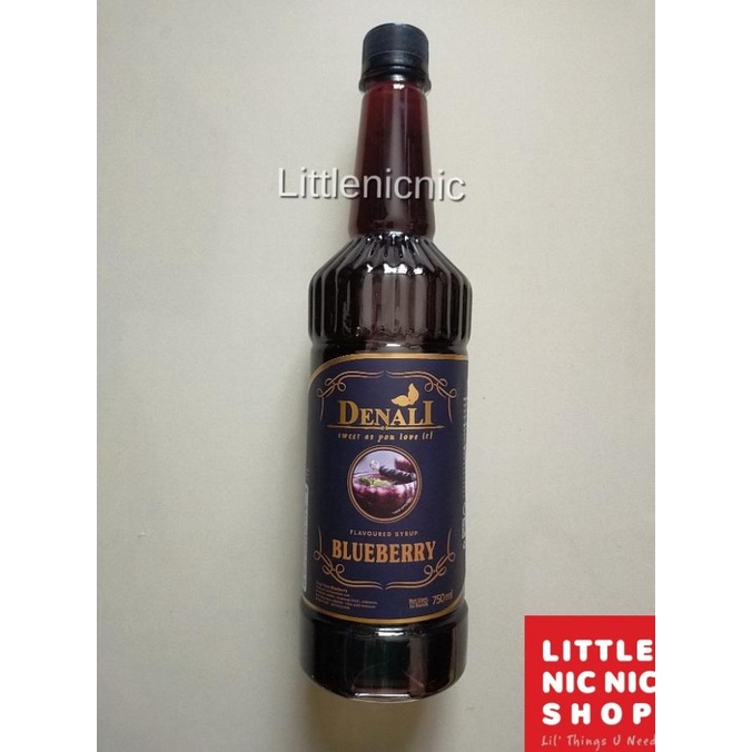 

Sirup Denali Blueberry Flavoured Syrup minuman cafe lge03