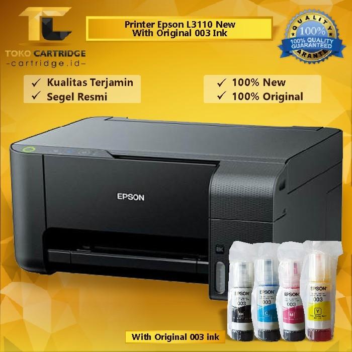 Printer Epson L3110 L 3110 Ecotank Print Scan Copy Pengganti L360 New