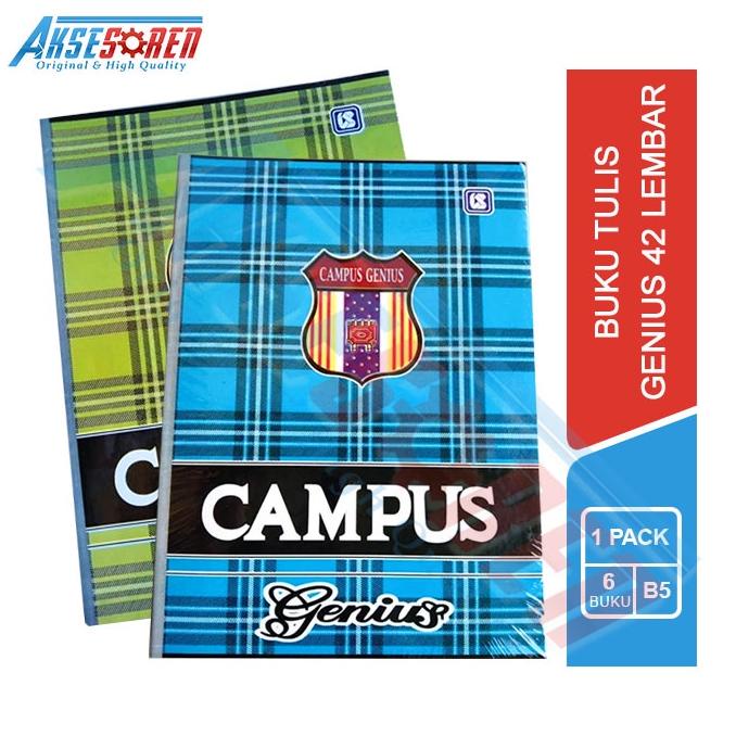 

Cuci Gudang Buku Tulis Sekolah Campus Genius 42 Lembar [1 Pack/6 Buku] / Buku Tulis Boxy Genius Notebooks / Buku Kampus 1 Pak / Perengkapan Sekolah / Buku Catatan