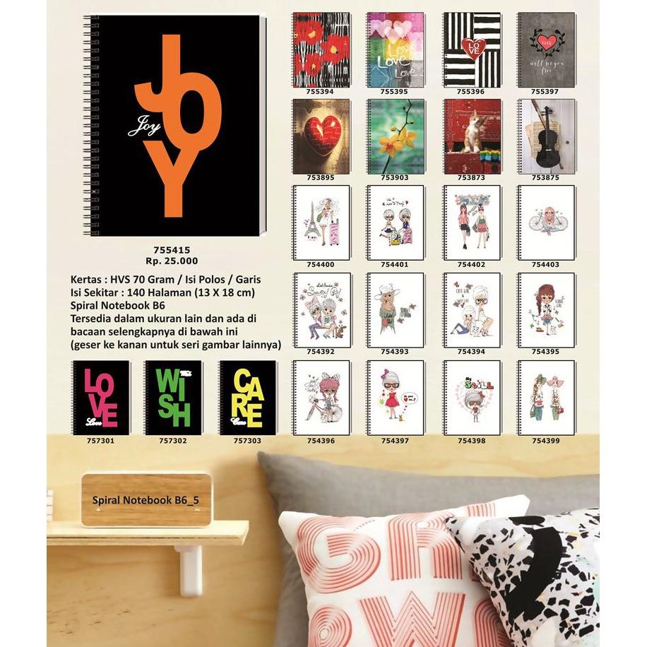 

Trending Notebook Spiral B6_Polkadot Ungu