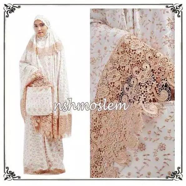 MUKENA SUTRA PARIS RENDA KEONG