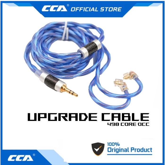 Terlaris Kz Tough Kabel Upgrade Cable 498 Core Occ Ofc Copper Silver Plated