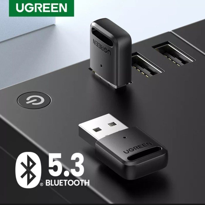 Terlaris Ugreen Bluetooth 5.3 5.0 Transmitter Receiver- Ugreen Dongle Bluetooth
