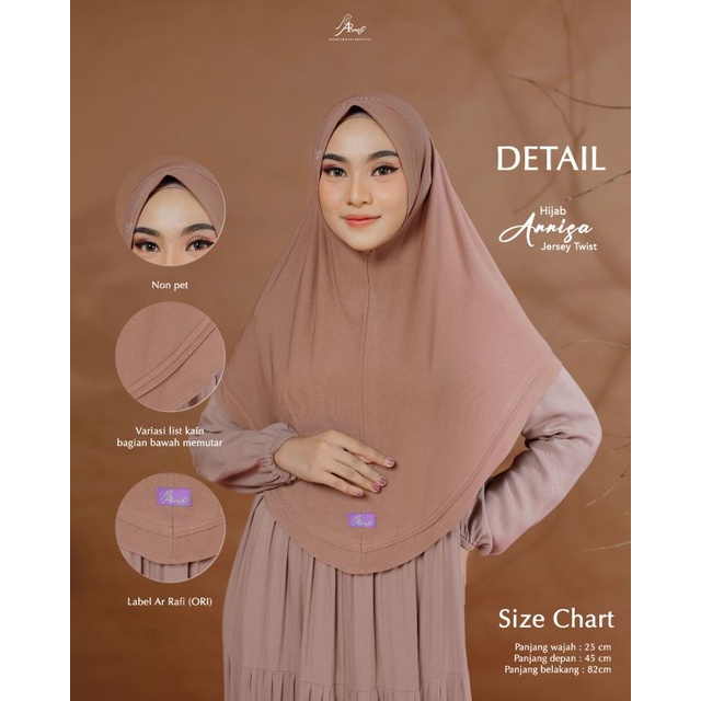 hijab jilbab kerudung bergo terbaru Annisa hijab wanita cantik arrafi