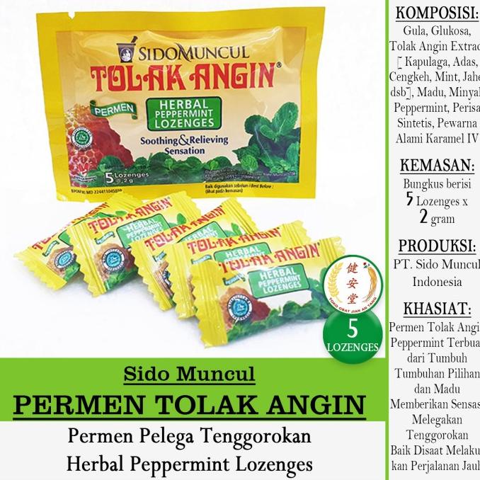 

Open DS] [Sido Muncul] PERMEN TOLAK ANGIN Pelega Tenggorokan 5 Lozenges x 2gr