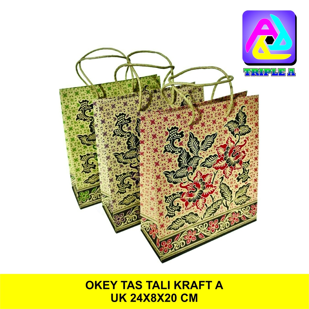 PAPER BAG OKEY TAS TALI KRAFT A