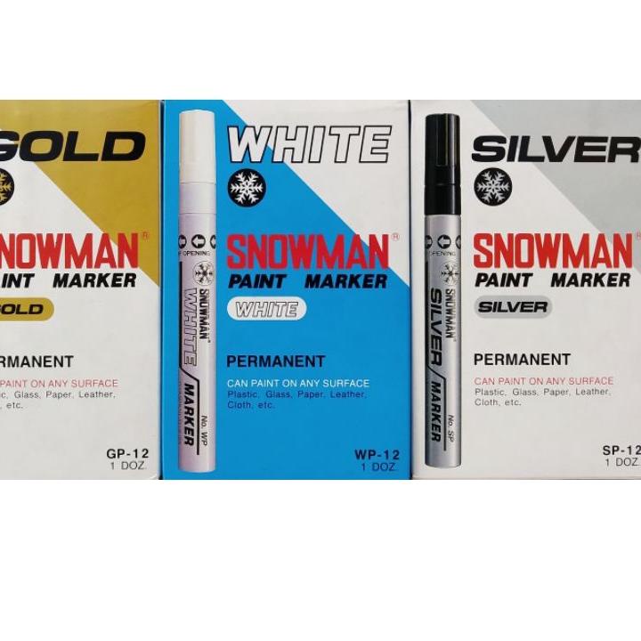 

7BD7B-H SPIDOL SNOWMAN PAINT MARKER ( 1pak/12pcs ) 815❪❫