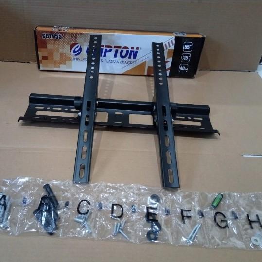 Bracket Tv Clipton Up To 55Inch - Tebal Pol