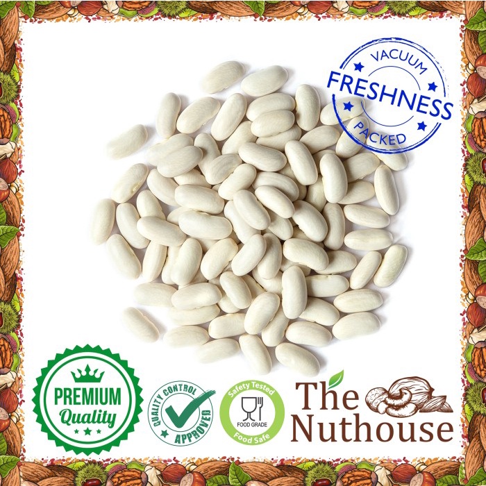 

1kg White Cannellini Beans / White Kidney Beans / Kacang Buncis