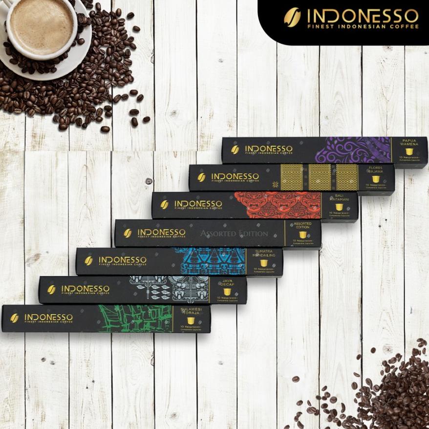 

Kopi Kapsul INDONESSO Nespresso 10pcs | coffee capsules compatible