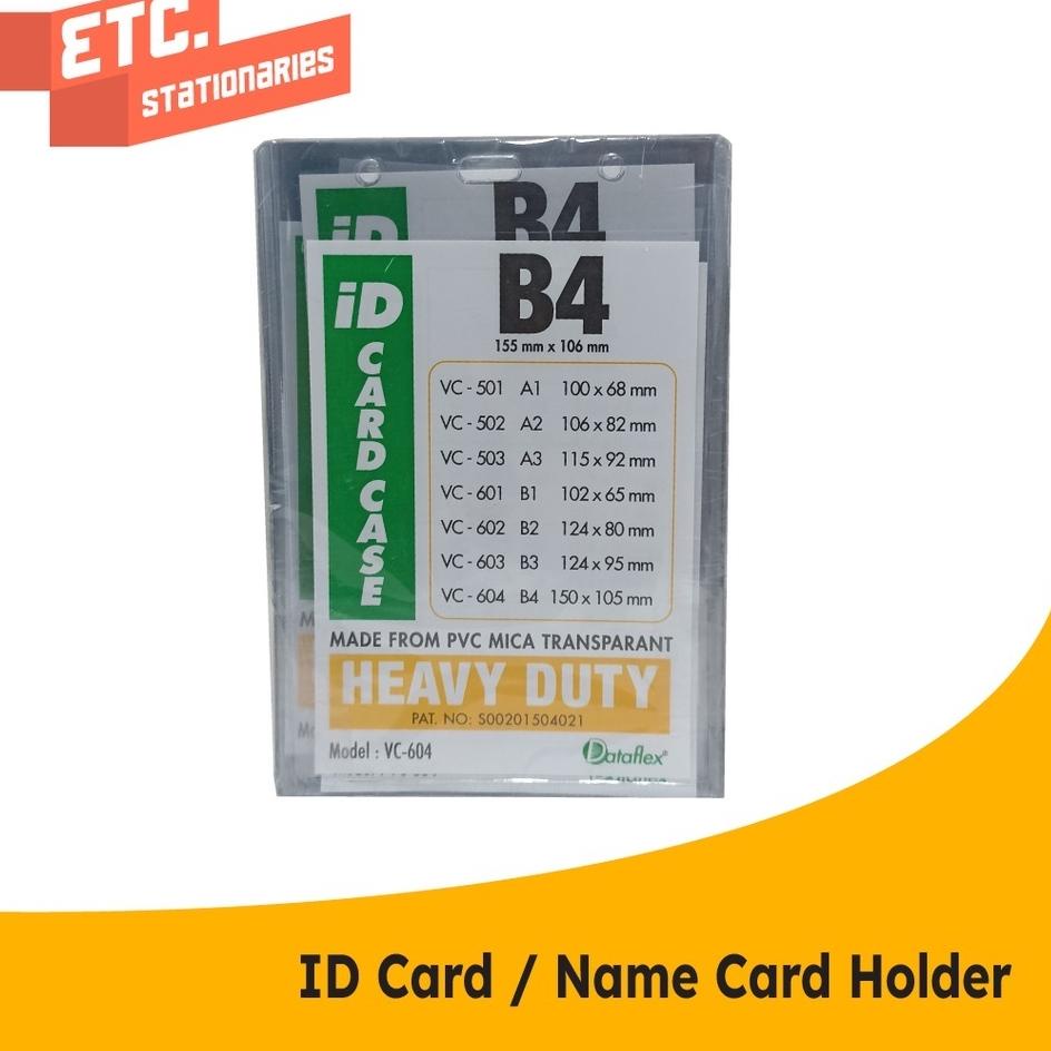 

Stock Limit❇ Dataflex ID Card B4 Case Plastik Mika / Name Tag Holder VC-604 00Y