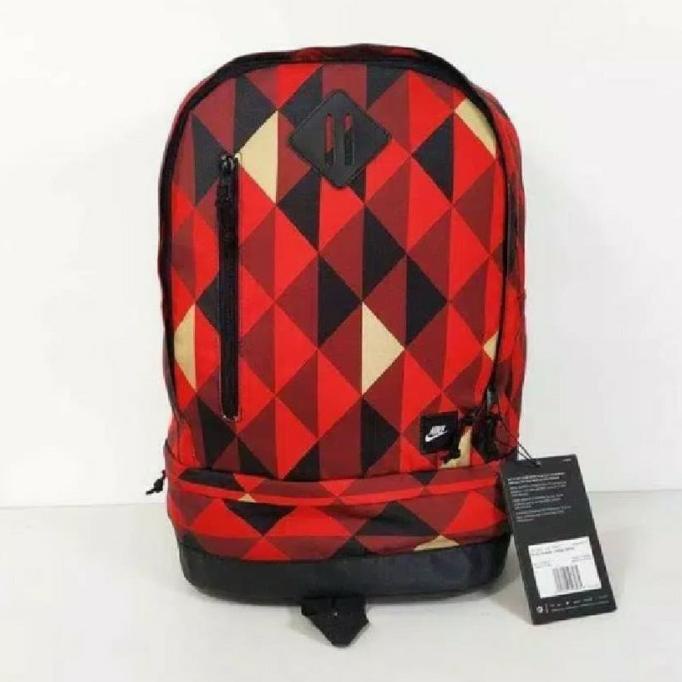 Nike pattern backpack merah,tas ransel,tas sekolah nike 100% ORIGINAL