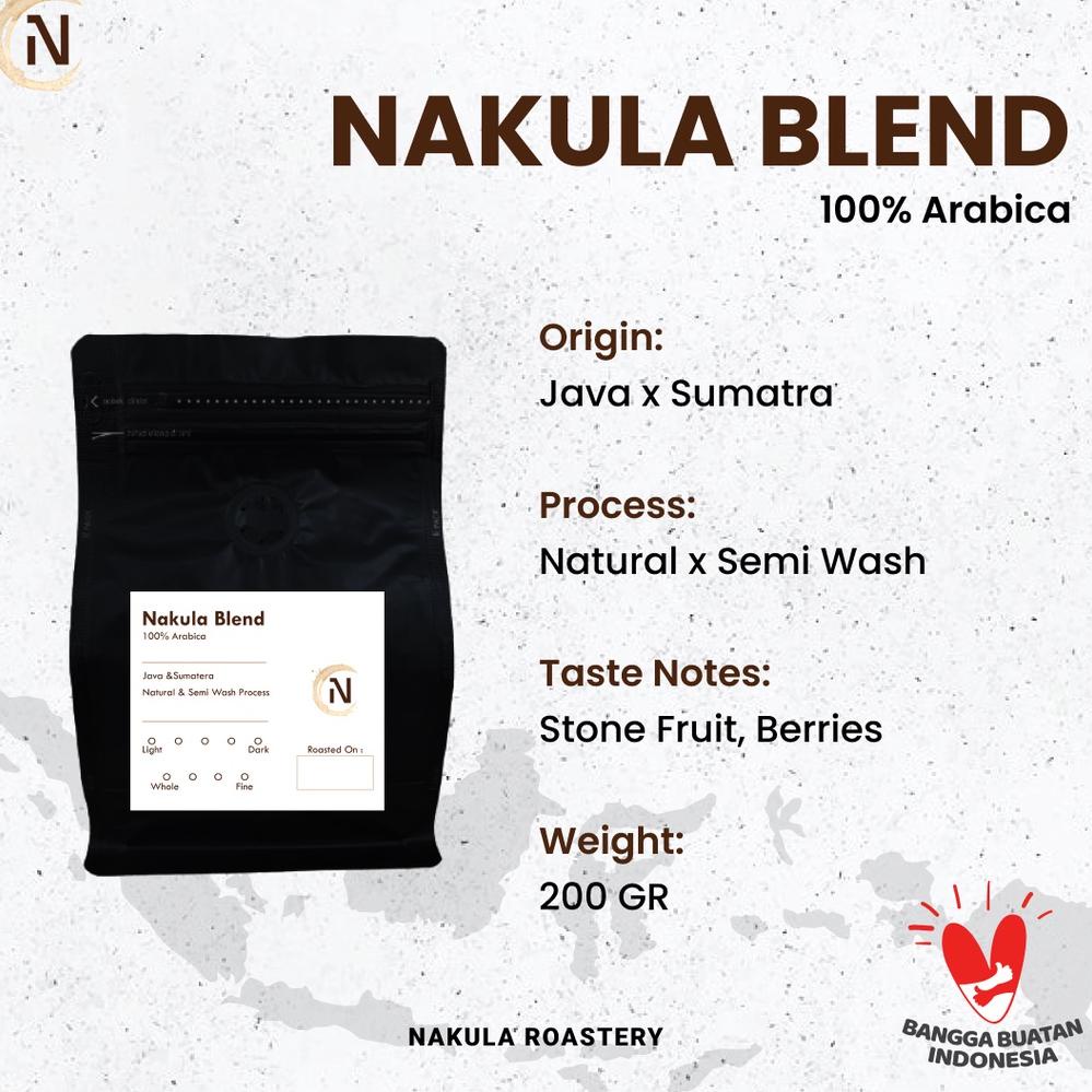 

Best Seller.. Biji Kopi / Coffee Beans Espresso Nakula Blend 100% Arabica Premium 200 Gram 51