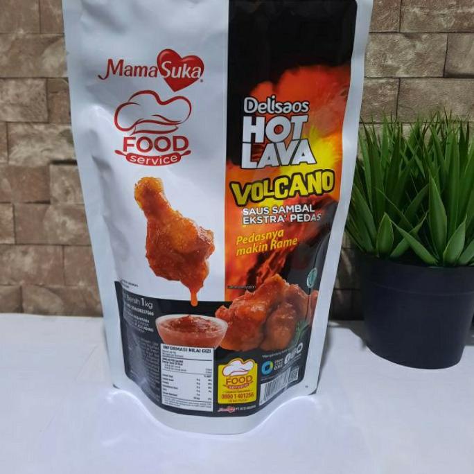 

Discount✔️MAMASUKA DELISAOS HOT LAVA VOLCANO HOT LAVA 1 KG