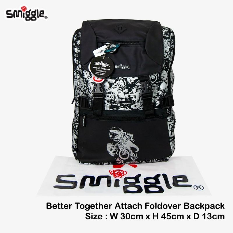 Tas smiggle  mirror quality Foldover/Smiggle better together attach Foldover backpack