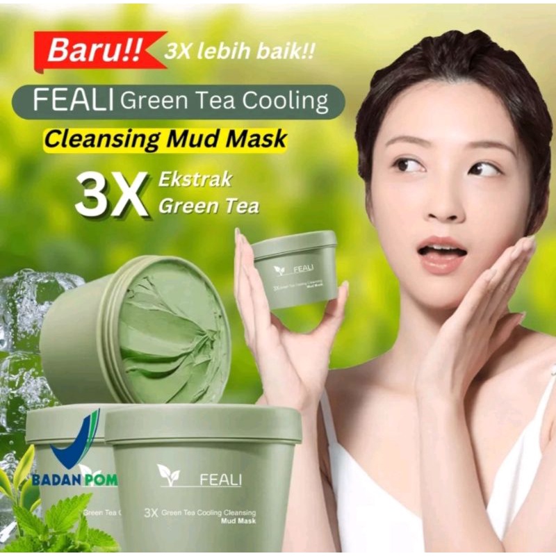 [BPOM] Feali Green Tea Clay Mask