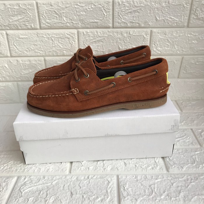 Terlaris Sperry Gold Cup Suede Tan Brown Gum Original