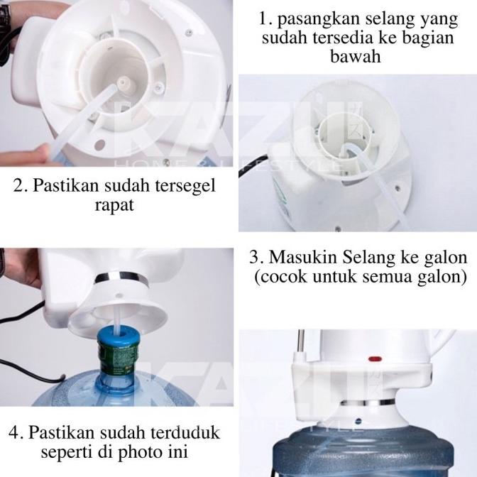 Kazu K20 Kettle Dispenser Electric Set Ketel Listrik Kettle Air Galon Yusmadell