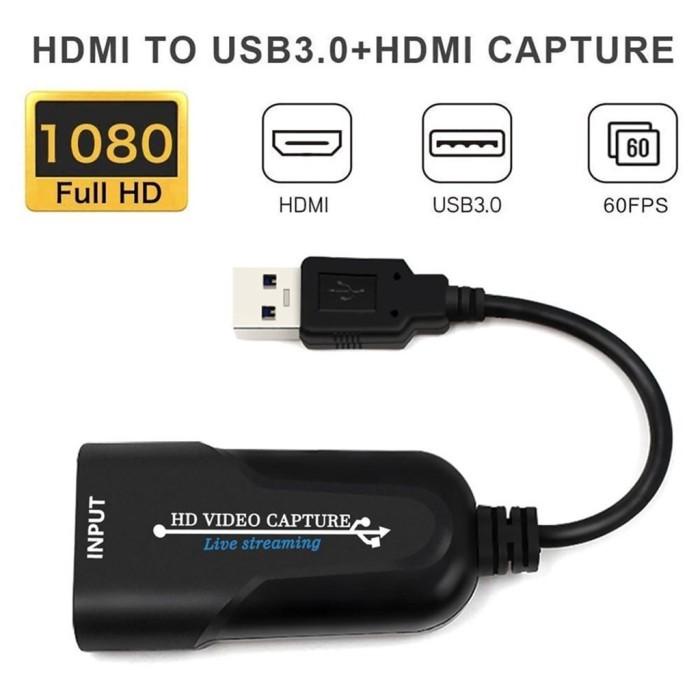 Terlaris Hdmi Video Capture Card Usb 3.0 | Capture Video & Audio Ps4,Vmix,Zoom
