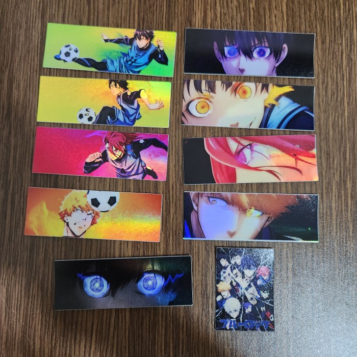 

Sticker Hologram Anime - PSH1687 - Blue lock - Set 10pcs