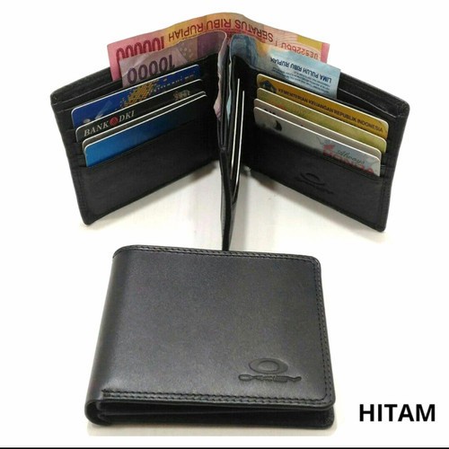 dompet pria DOMPET KULIT PRIA 3 DIMENSI ASLI KULIT OAKLEY TIGA DIMENSI / 12 slot(V8L9) dompet pria k