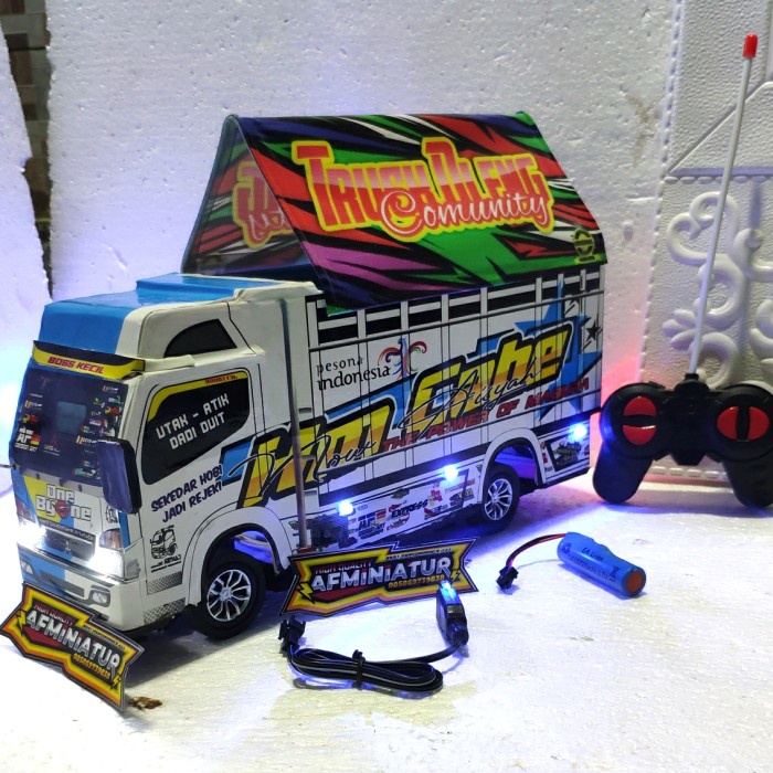 Hot Sale Mainan Remote Control Truk Oleng Gratis Terpal Terlaris