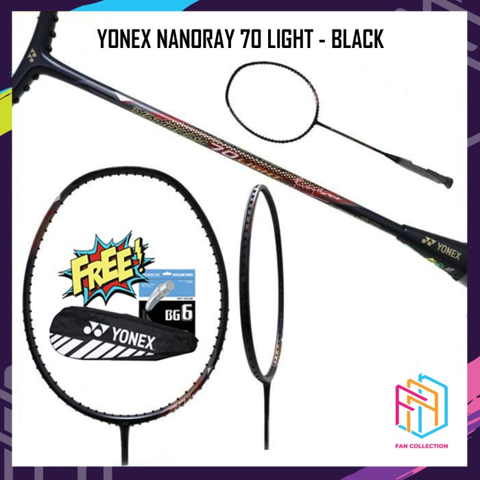 Tx0526 Yonex Raket Bton Nanoray 7 Lht Black Orinal