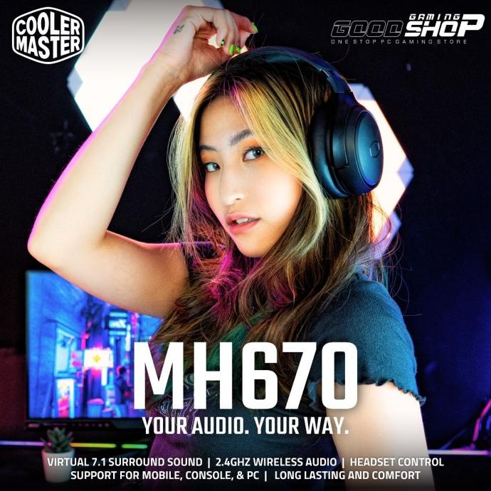 Cooler Master MH670 Wireless 7.1 Surround Sound - MH 670 MH-670 Gaming