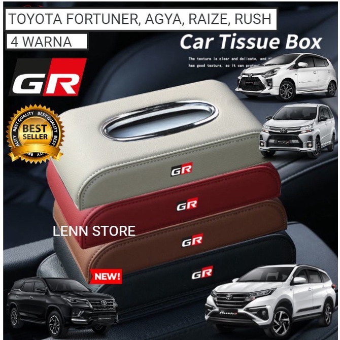 Terlaris Kotak Box Tisu Mobil Gr Sport Toyota Fortuner Rush Raize Agya Avanza
