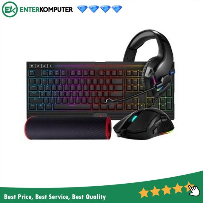 1STPLAYER Gaming DK9.0 Fire Dancing Kit Keyboard + Mouse + Headset