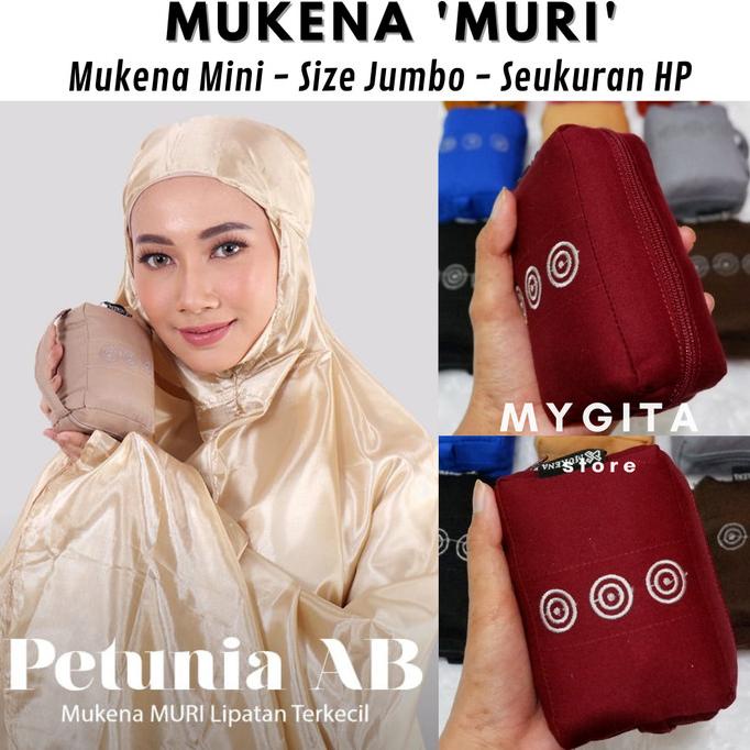 Mukena Travelling Terkecil Mukena MURI Karita (Atas Bawah)