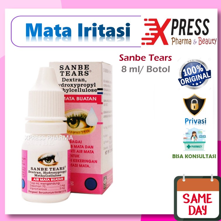 XPRESS  Sanbe Tears BOTOL Obat Tetes Mata Kering Iritasi SanbeTears Sanbe Ters Sanbeters Sanbe Tirs 