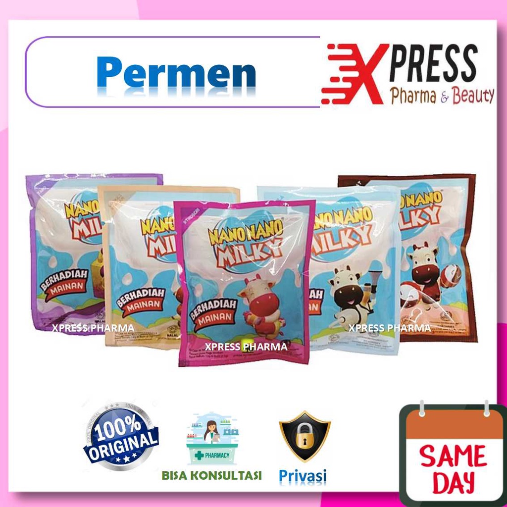 

⚡XPRESS⚡ Nano Nano Permen Nanonano Milky