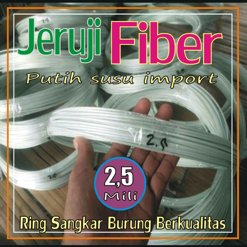 Fiber Jeruji 2,5 mm Ring Sangkar Burung Berkelas & Lain lain