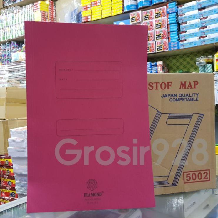 

GOGO Order Stopmap / Map Folder Folio Diamond 5002 Merah Tua / Merah Muda (isi 50 lembar) GVP