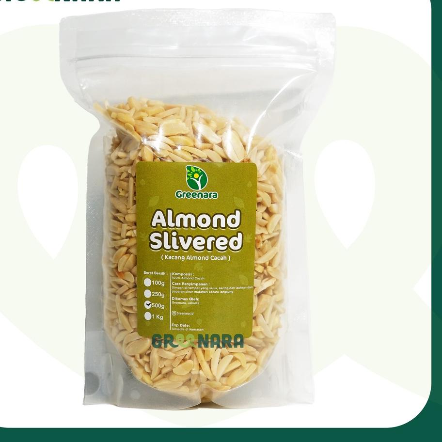 

Termurah | HJ6 | Almonds Blanch Slivered 500gr / Kacang Almond Potong