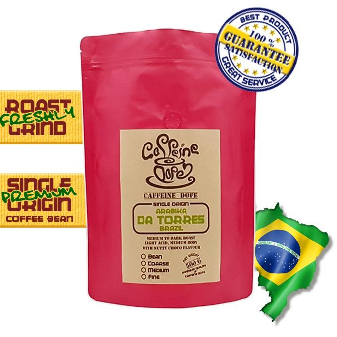 

Big sale Kopi Arabika Da Torres Brazil 500 Gr - Bean/Biji & Ground/Bubuk FNC