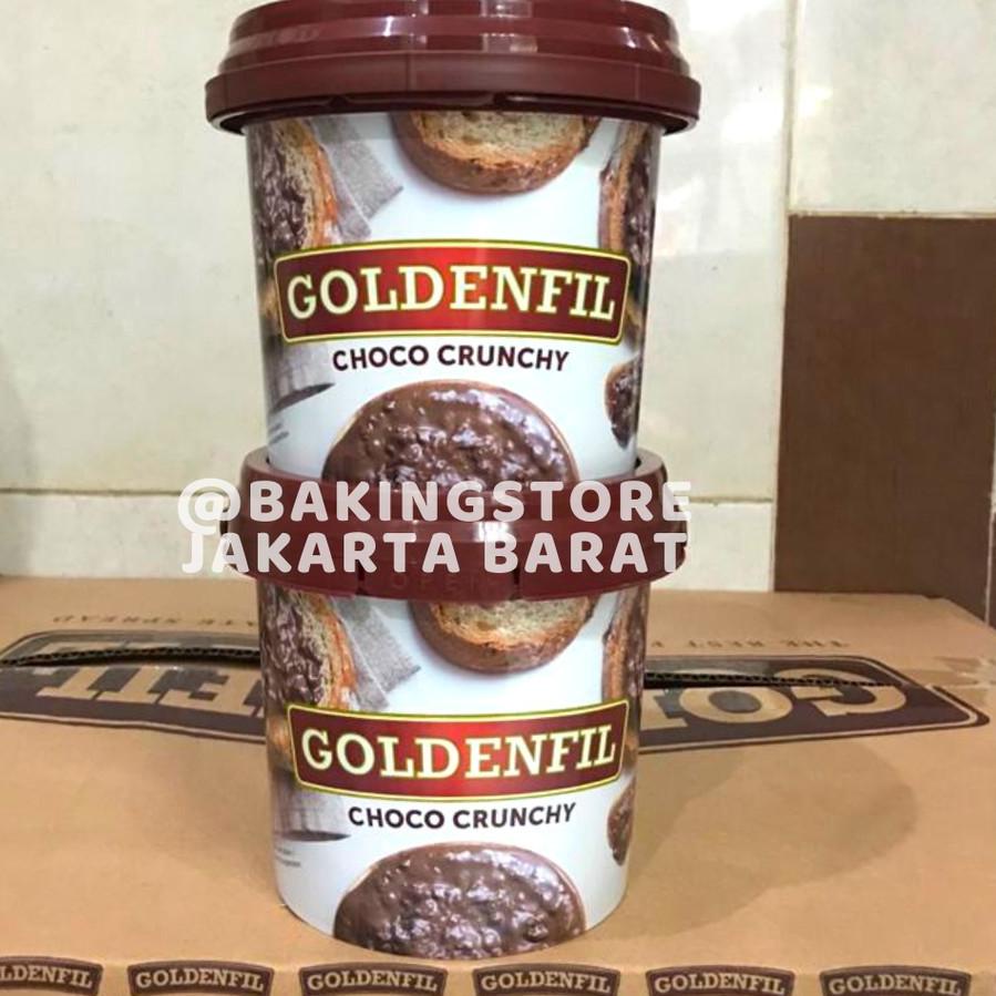 

COD | FG2 | Goldenfil Choco Crunchy 1 Kg | Selai Coklat Crunchy Goldenfil