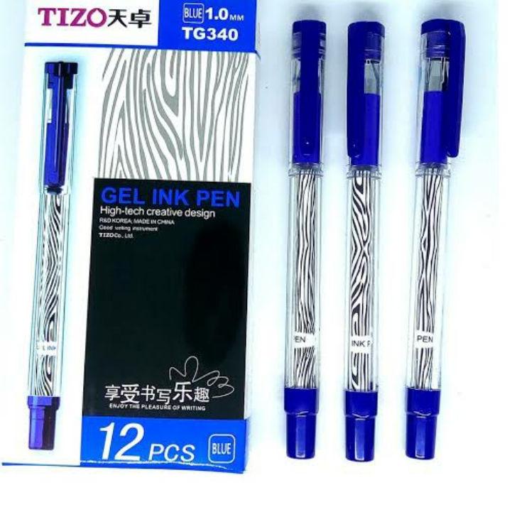

Tiada Duanya✺ Pen Gel TIZO 340 BIRU Isi 12 Pcs RIZ