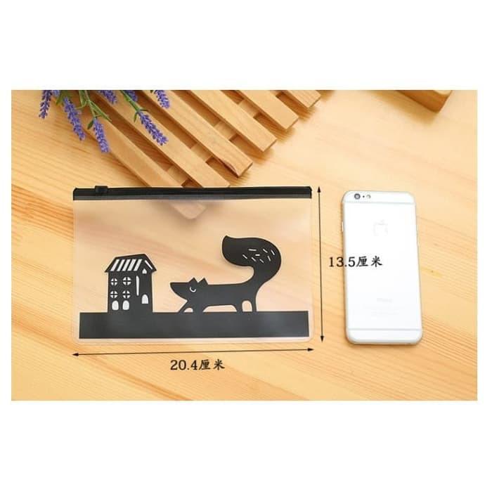 

CIVETO TP0035 Tempat Pensil Cool Animal Transparan