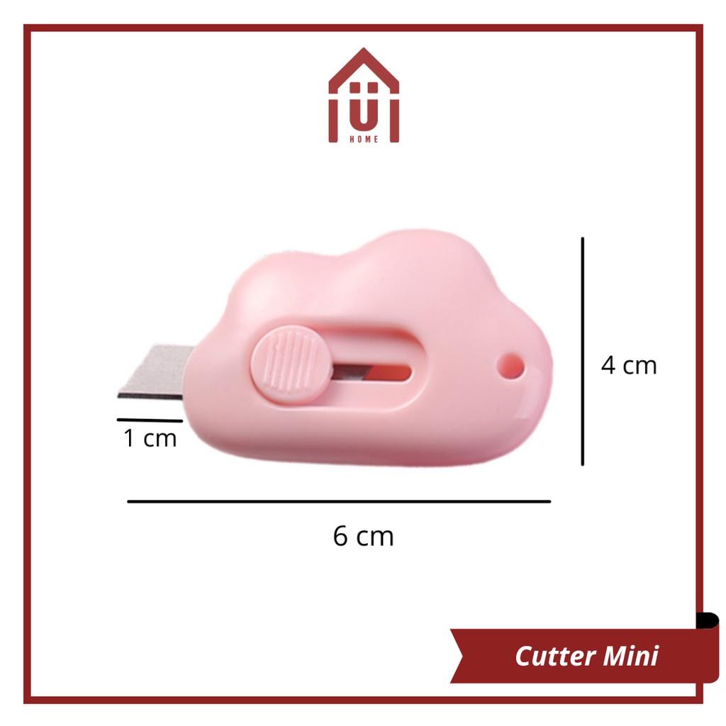 

UNISO - PISAU PEMOTONG KERTAS MINI PORTABLE / CUTTER MINI UNTUK ALAT TULIS KANTOR
