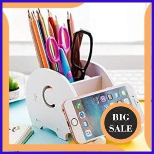 

Tempat kotak pensil - pulpen - hp putih multi fungsi model gajah KPG