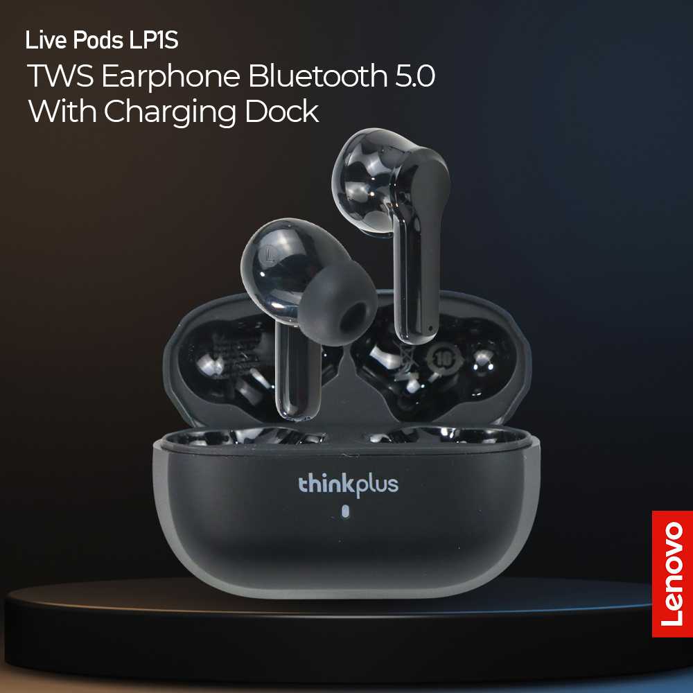 Lenovo Think Plus Tws Earphone Bluetooth 5.0 With Charging Dock - Lp1S
