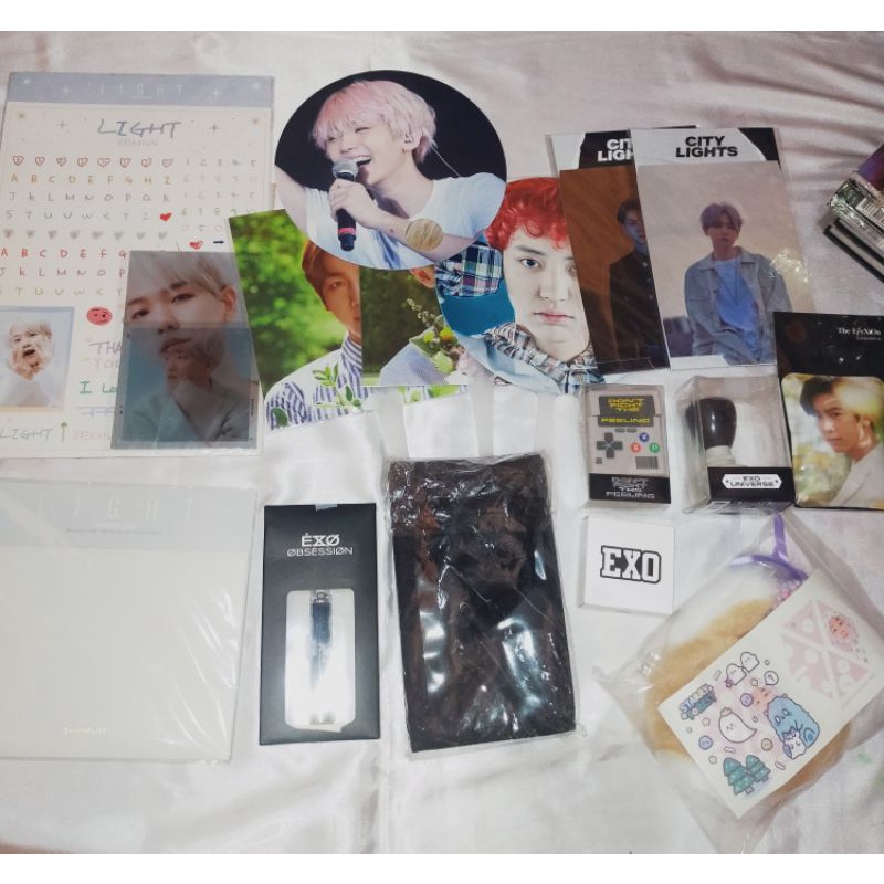 Official all Merch Exo,Handfan NR, Scrapbook Deco stiker only,Standee only,Airpods case,hand warmer,