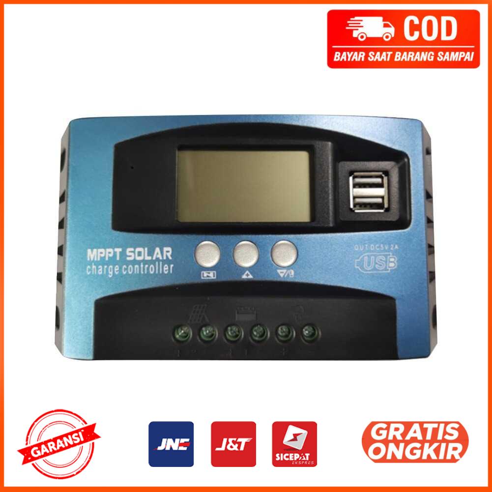Solar Charger Controller Regulator Dual USB LCD 12 24V MPS36 30A