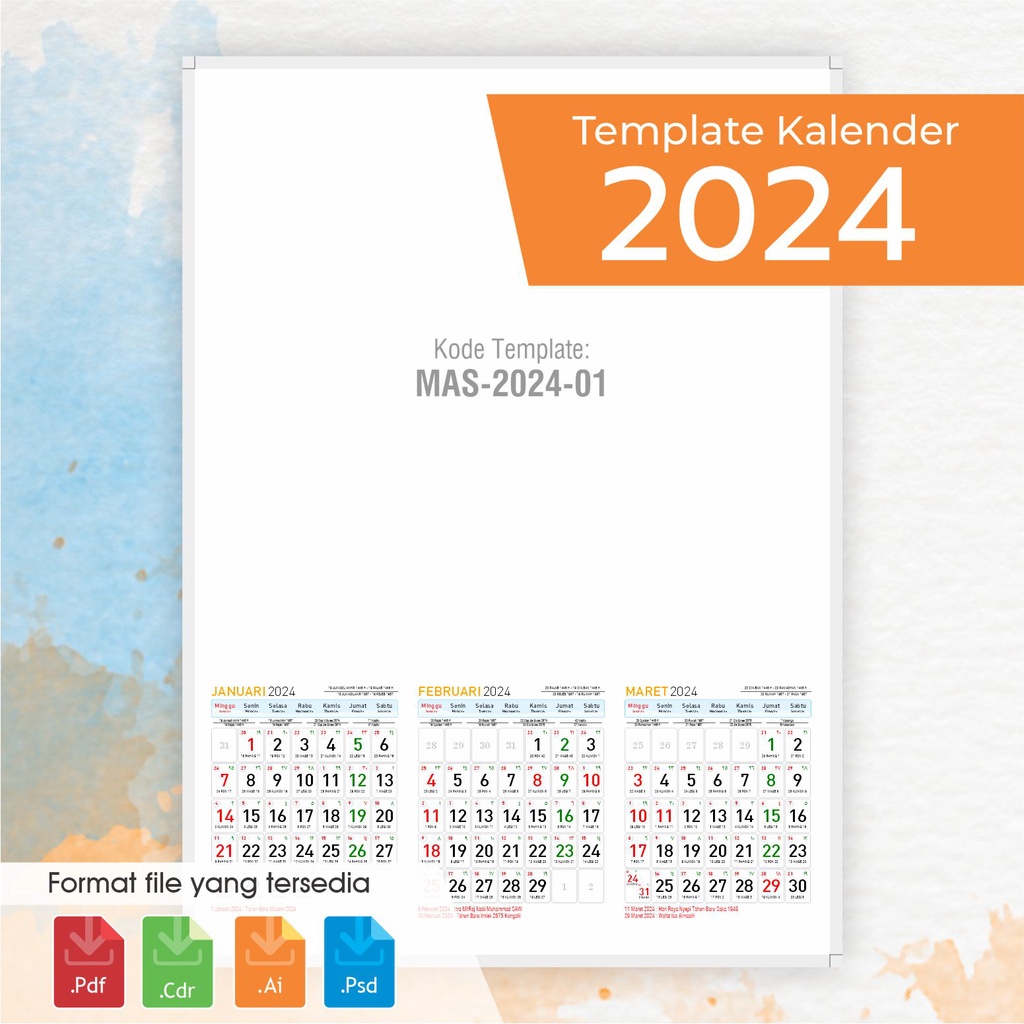

TEMPLATE KALENDER 2024 - MAS-2024-01